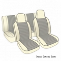 Bug Convertible 1974-76, 12" Insert Seat Upholstery, (Fronts & Rear)